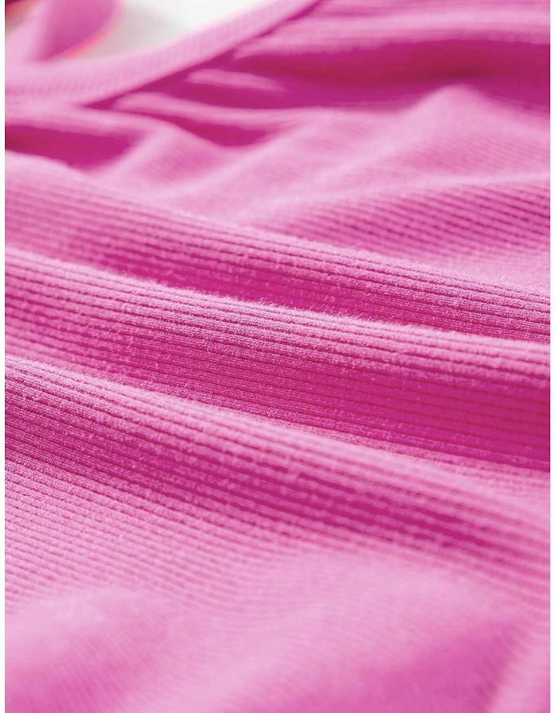 Bonbon Athletic Ribbed Cropped Cami Top