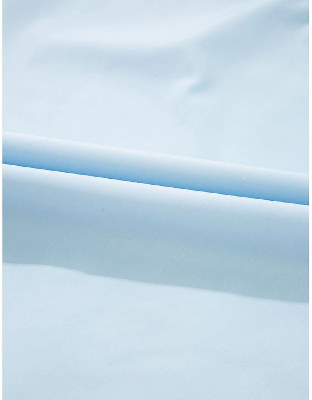 Beau Blue Contrast Leopard Trim Split Neck Puff Sleeve Blouse