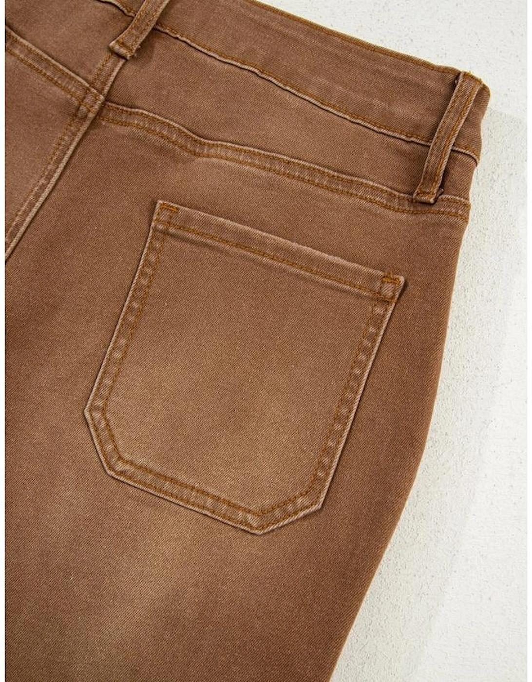 Breen Cropped High Rise Wide Leg Jeans