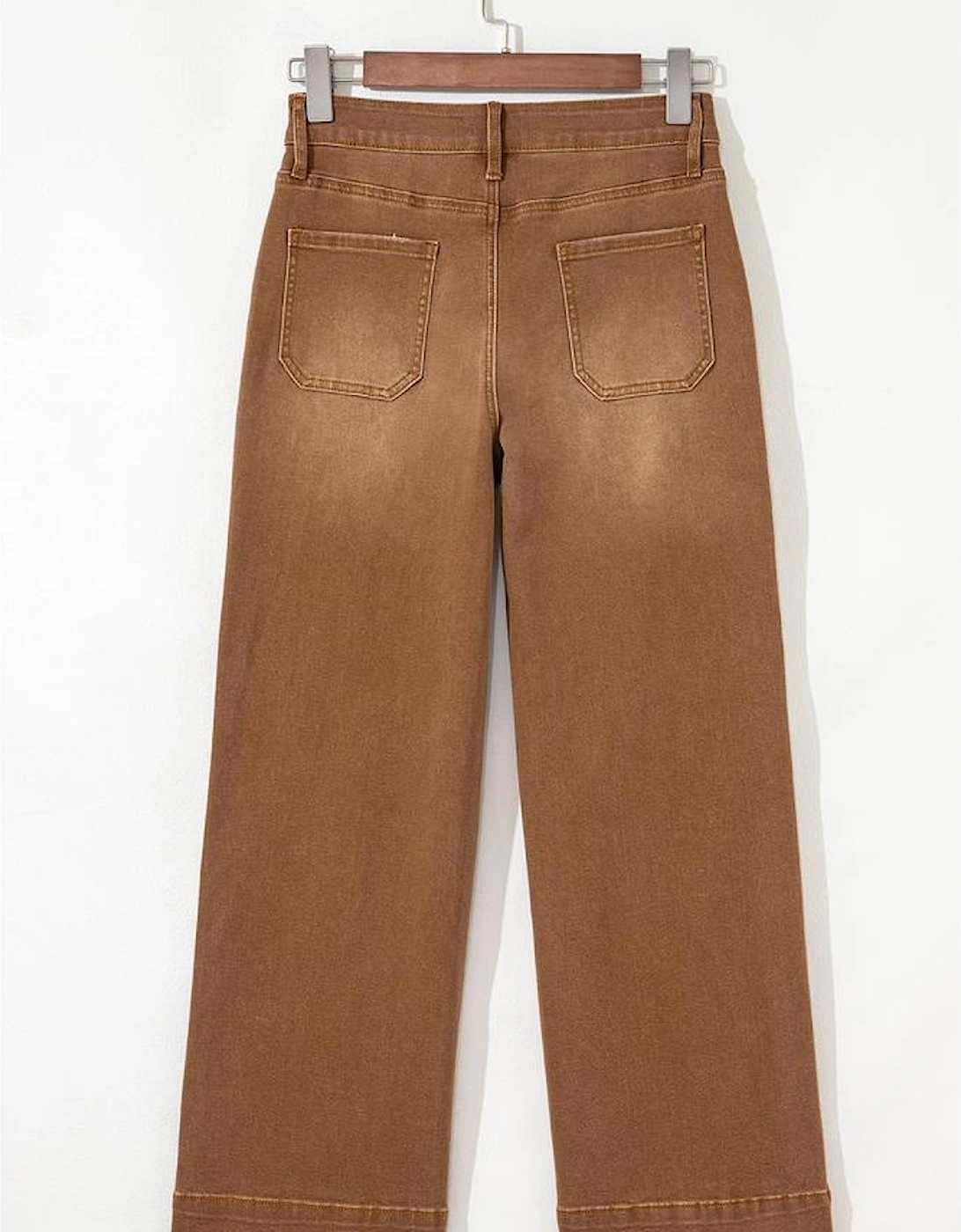 Breen Cropped High Rise Wide Leg Jeans