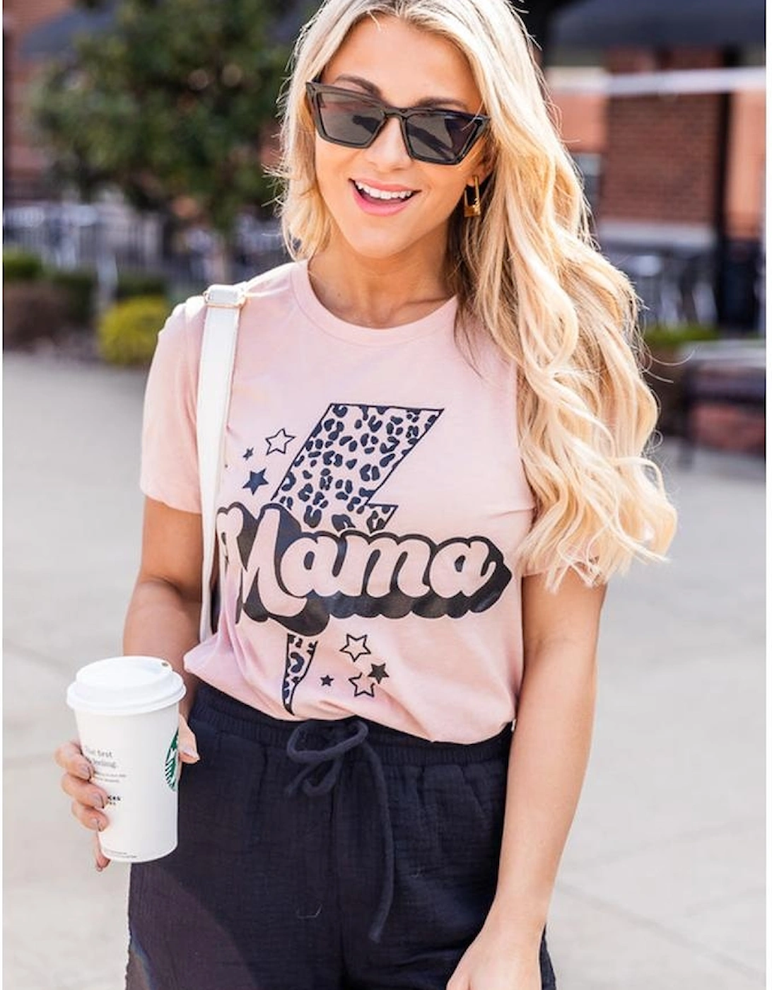 Azura Exchange Leopard Star Graphic T-Shirt
