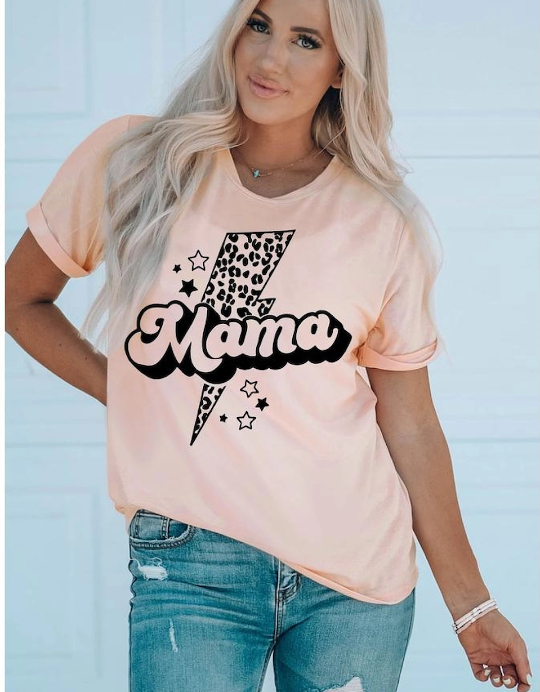 Azura Exchange Leopard Star Graphic T-Shirt