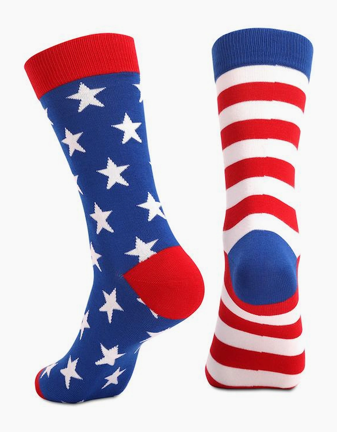 Sail Blue American Flag Pattern Soft Knitted Socks, 10 of 9