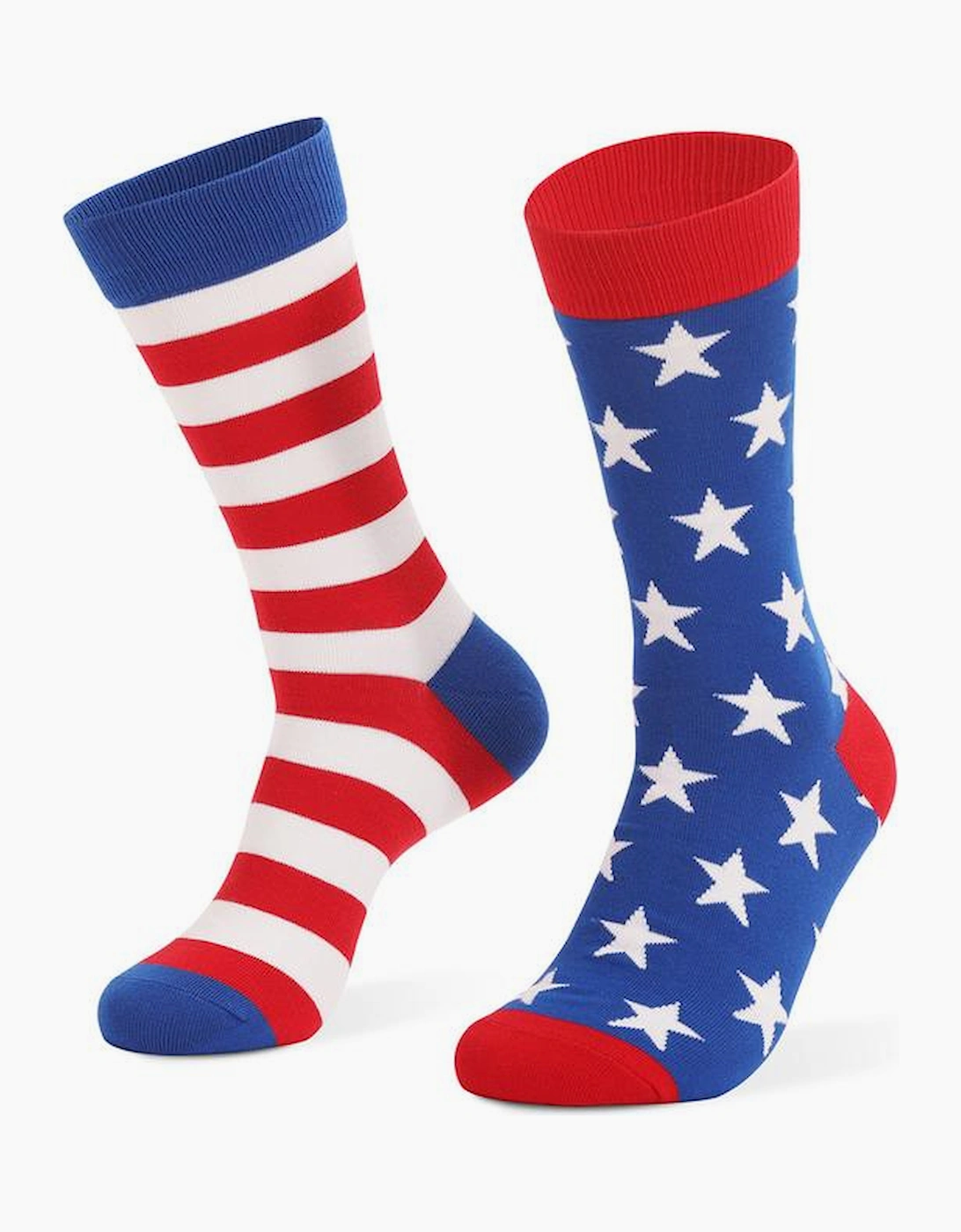 Sail Blue American Flag Pattern Soft Knitted Socks