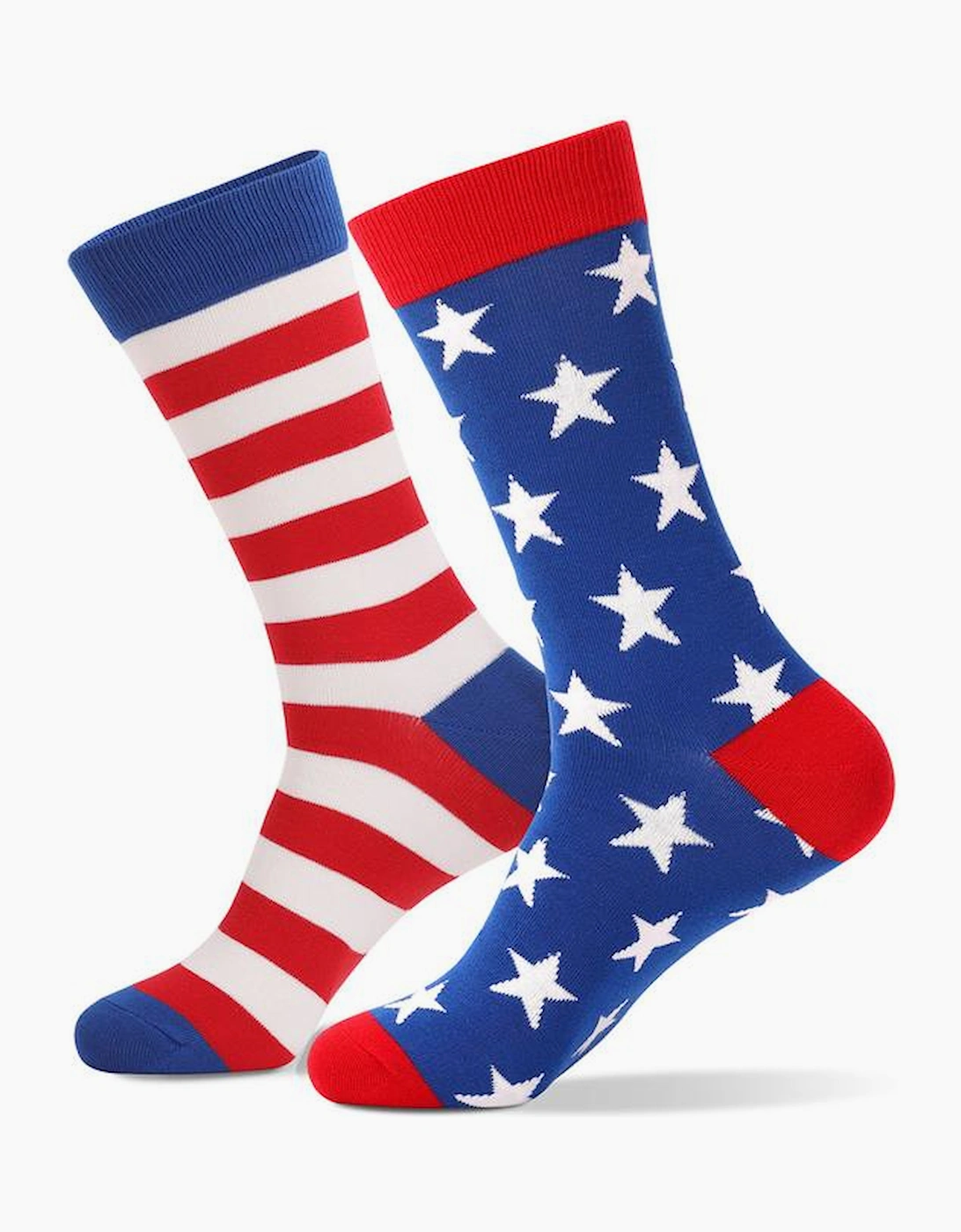 Sail Blue American Flag Pattern Soft Knitted Socks