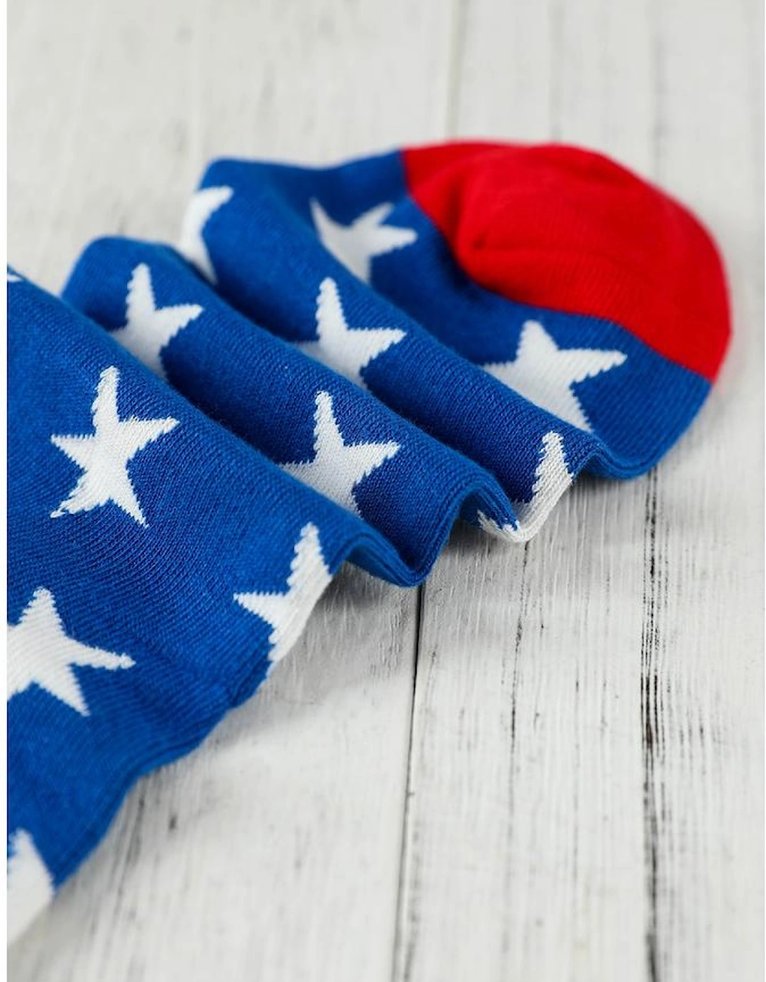 Sail Blue American Flag Pattern Soft Knitted Socks