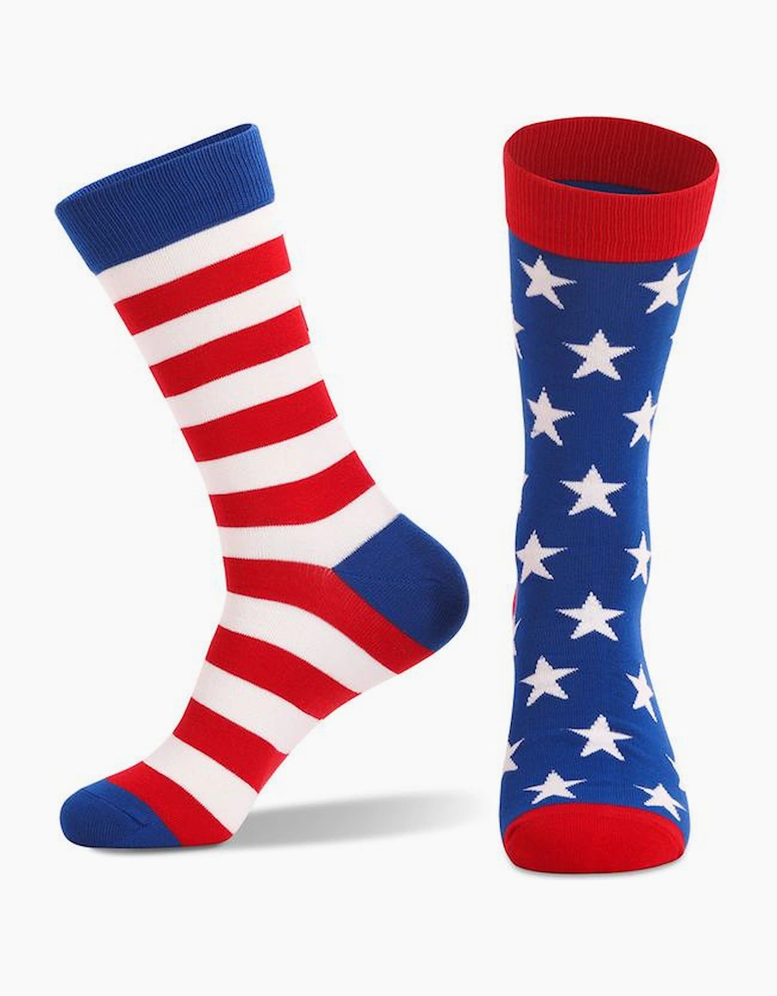 Sail Blue American Flag Pattern Soft Knitted Socks