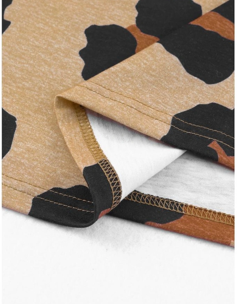 Boyfriend Leopard Print Loose T Shirt