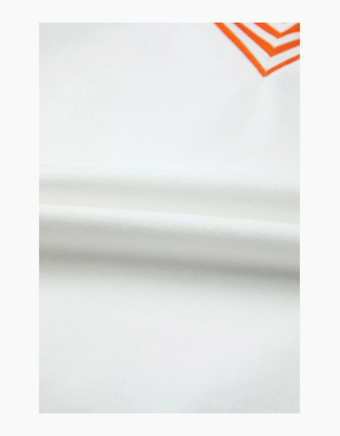 Orange Stripe  V Neck Drop Shoulder Patchwork Long Sleeve Top