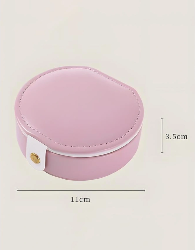 Light Pink Jewelry Organizer Cases with Mirror