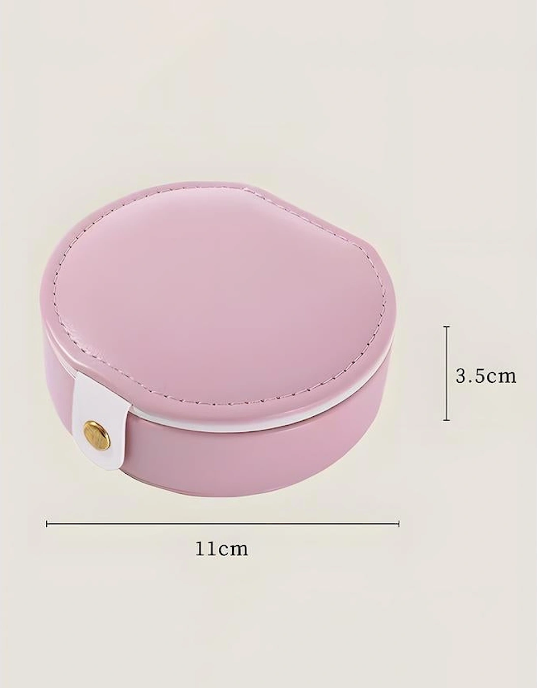 Light Pink Jewelry Organizer Cases with Mirror