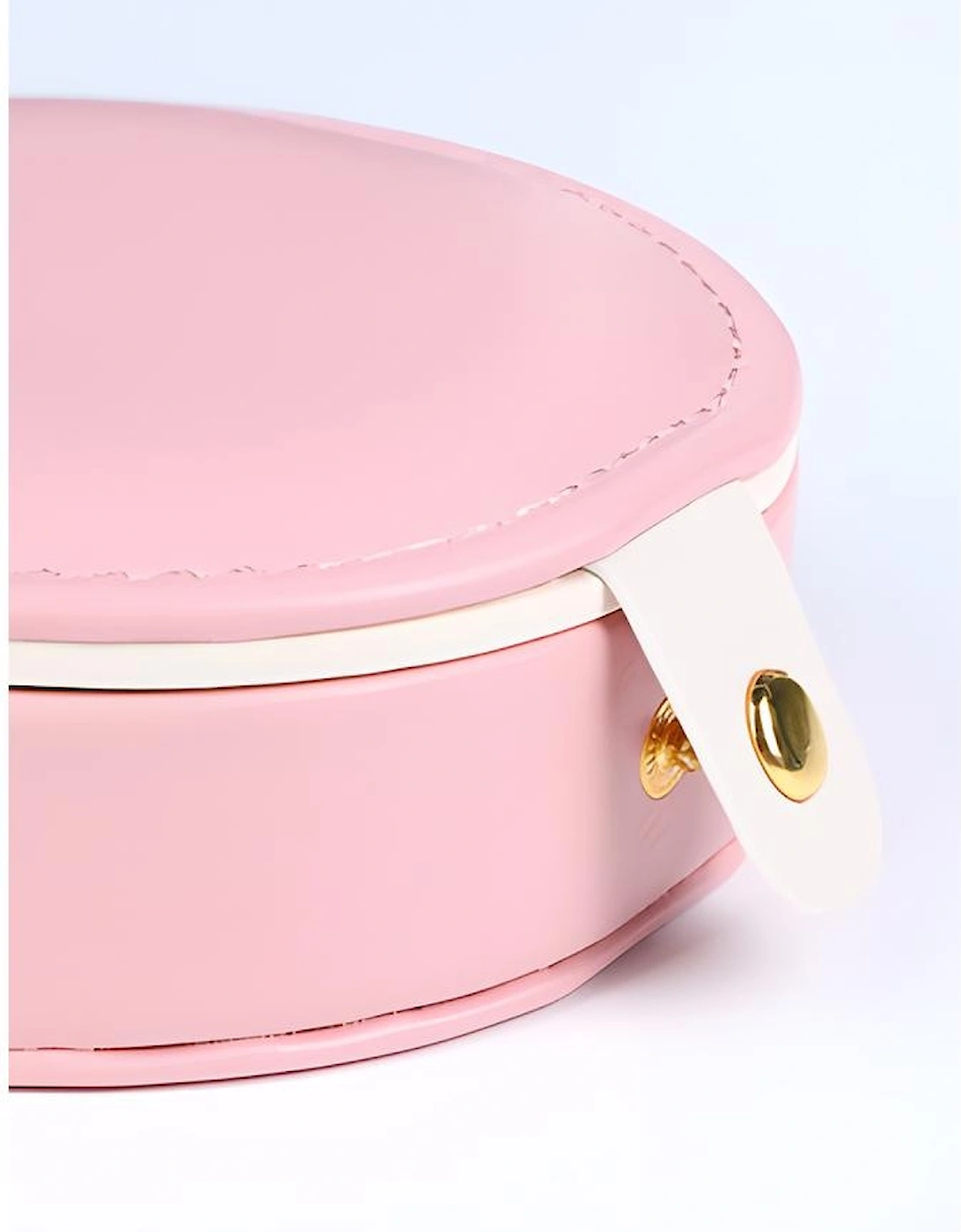 Light Pink Jewelry Organizer Cases with Mirror