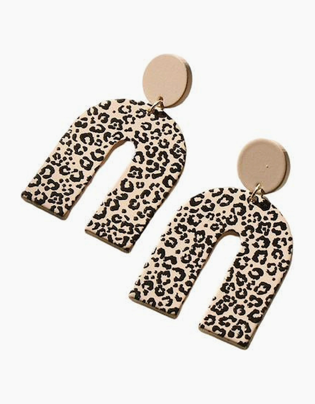 Azura Exchange Animal Print U Shaped Earrings, 3 of 2