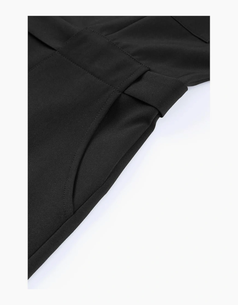 Azura Exchange Sleeveless Cropped Jumpsuit with Sash