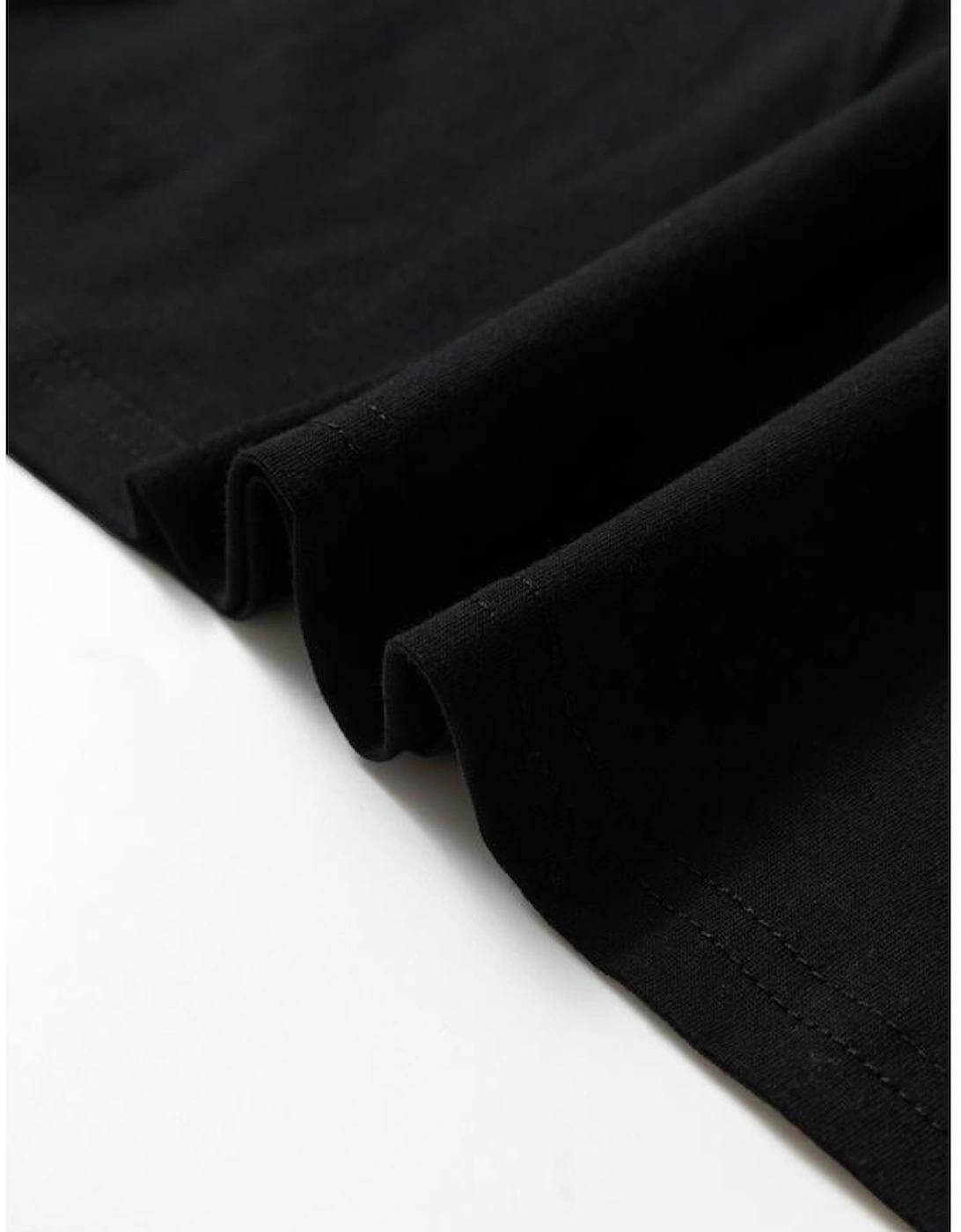 White Leopard Colorblock Patchwork Crew Neck Long Sleeve Tee