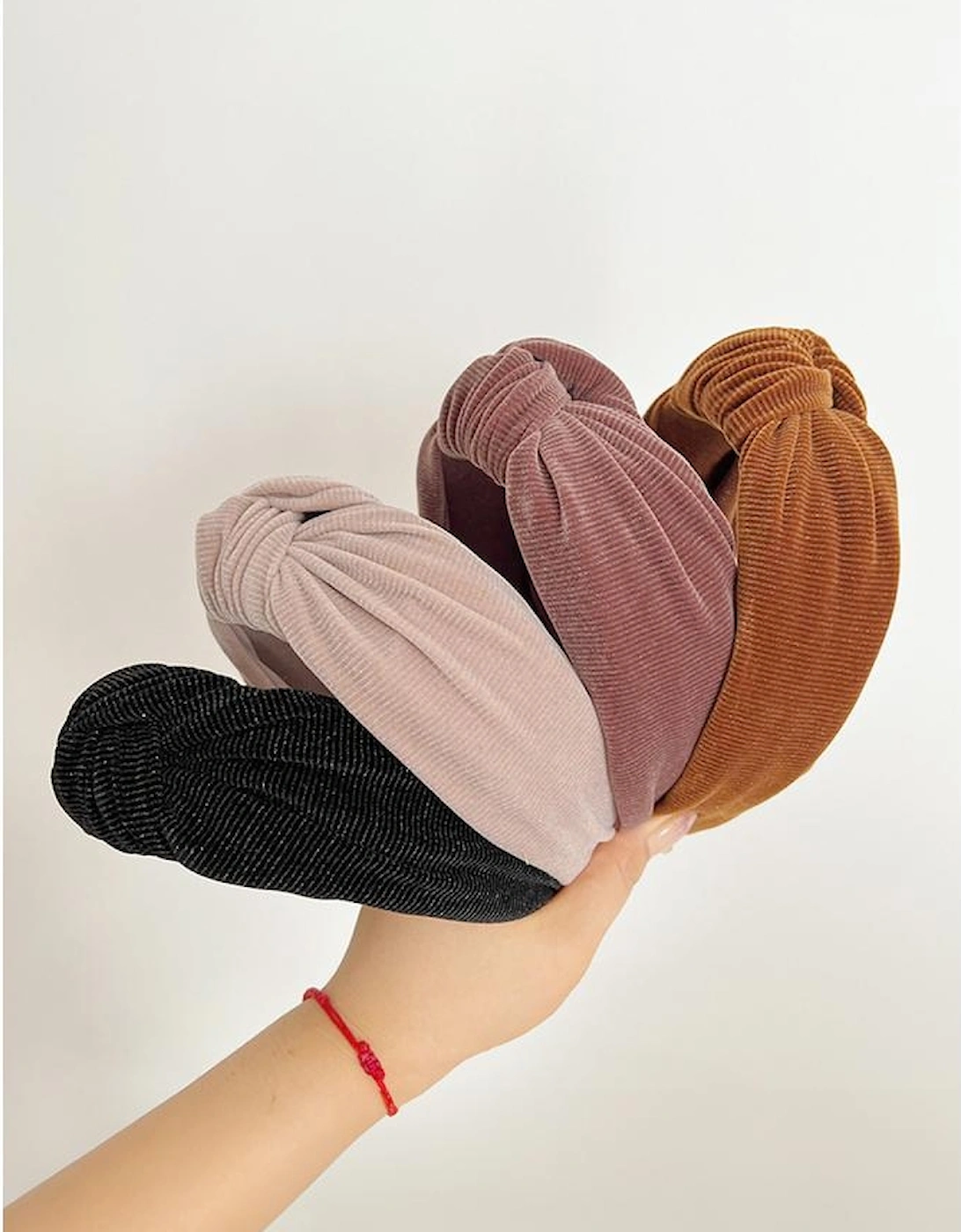 Azura Exchange Chestnut Knotted Ribbed Wide Headband, 6 of 5