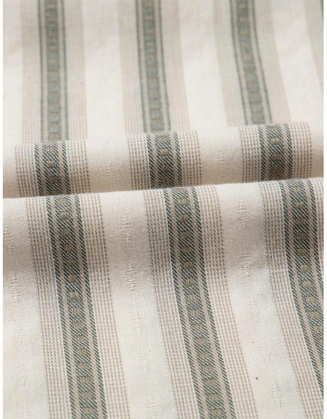 Gray Stripe Frilled Tie Neck Short Sleeve Blouse