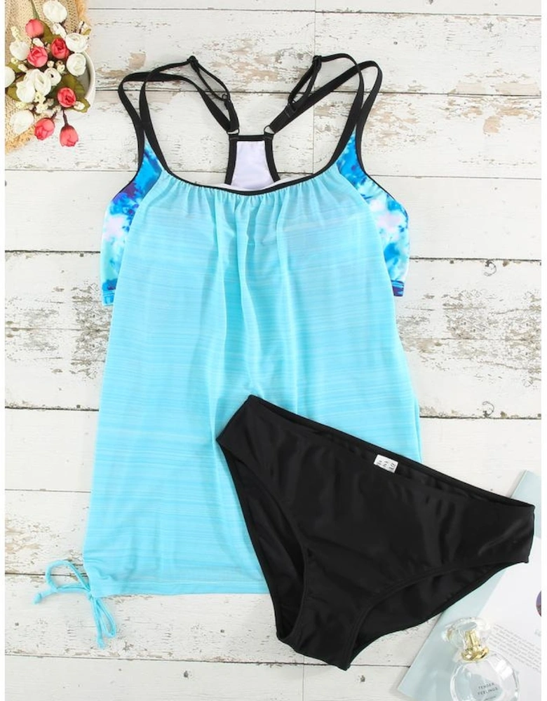 Azura Exchange Printed Tankini Swimsuit