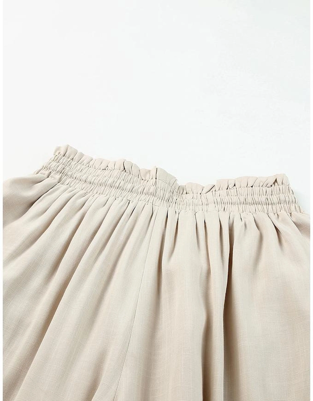 Azura Exchange Smocked High Waist Wide Leg Pants