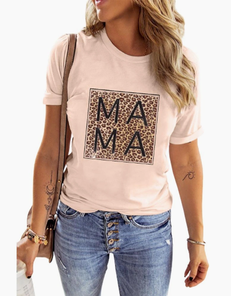 Azura Exchange Leopard Square MAMA Graphic T-shirt
