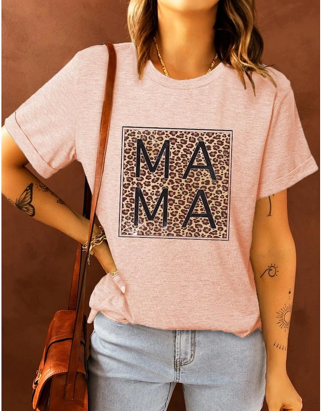 Azura Exchange Leopard Square MAMA Graphic T-shirt, 7 of 6