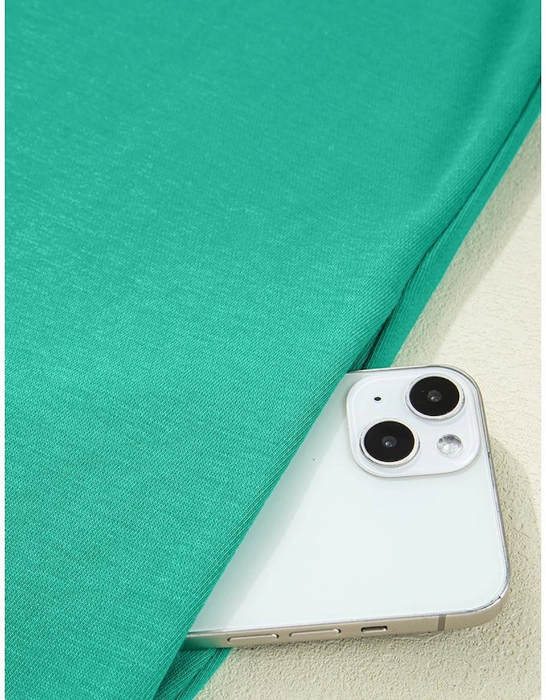 Mint Green Color Contrast Trim V Neck Shift Sleeveless Mini Dress