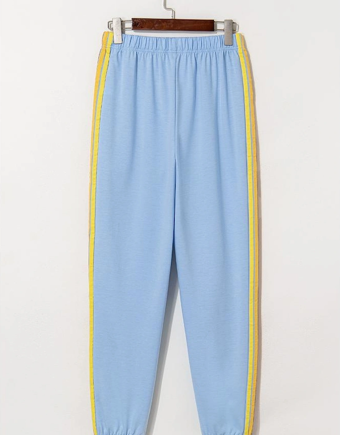 Light Blue Counting Rainbows High Waist Sweatpants