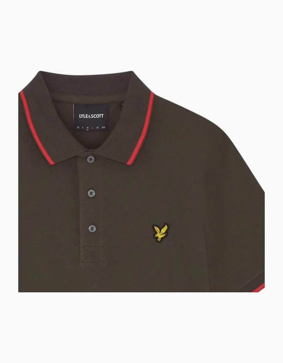 Lyle & Scott Soft Black Tipped Polo Shirt