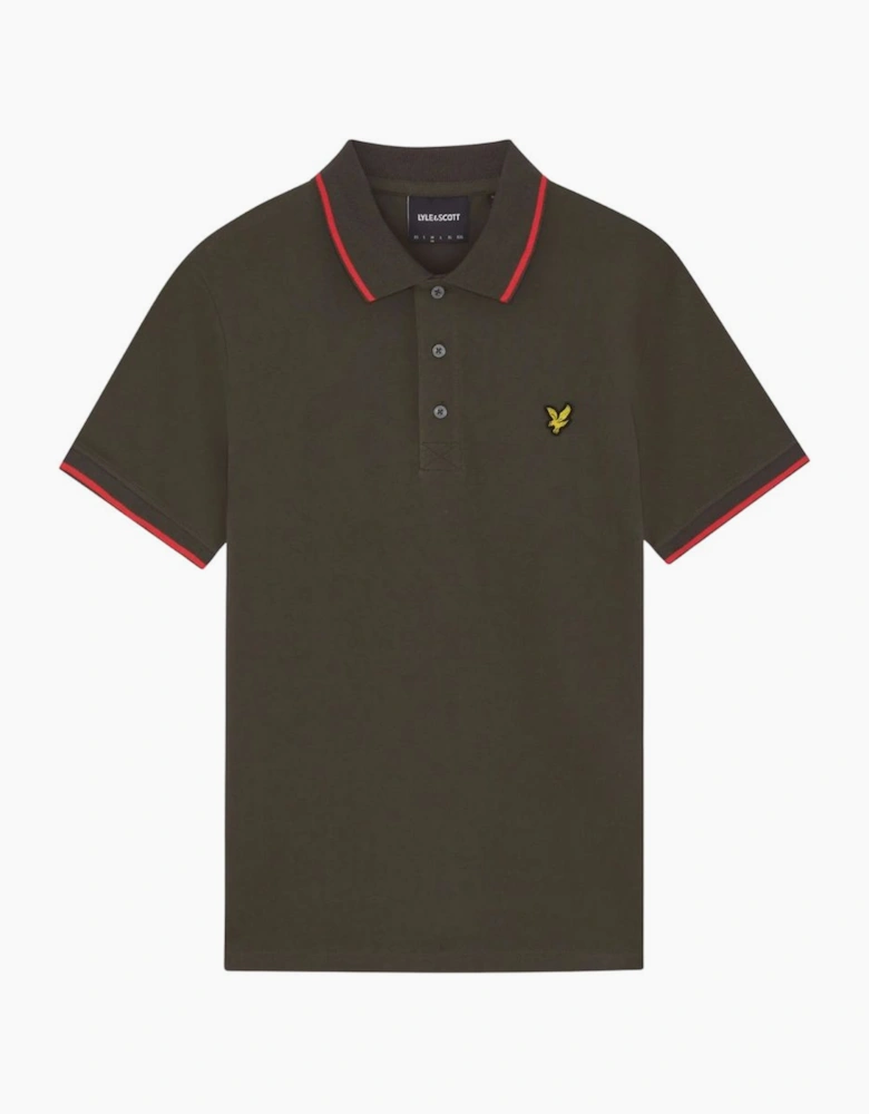 Lyle & Scott Soft Black Tipped Polo Shirt