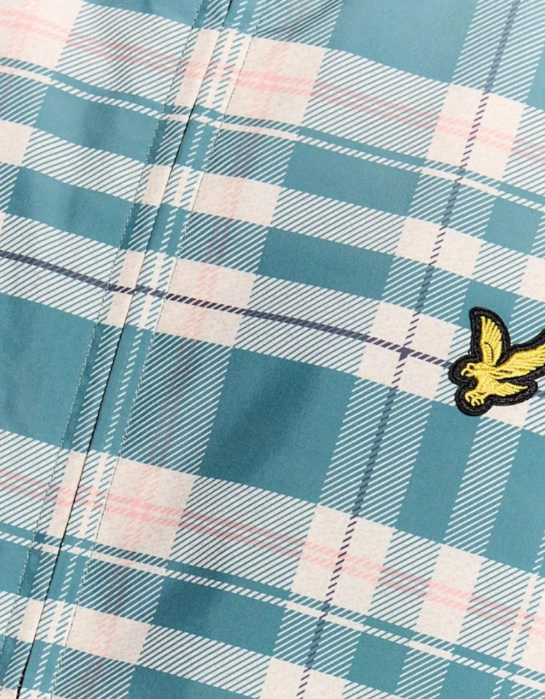 Lyle & Scott Tartan Lightweight Hooded Jacket