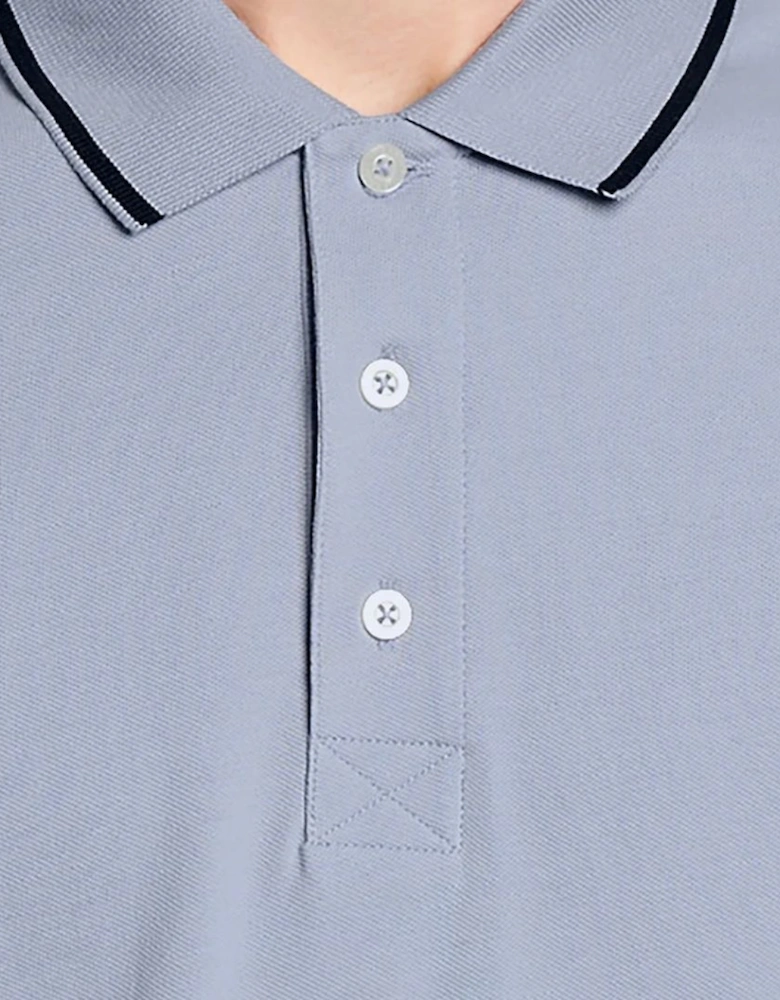 Lyle & Scott Lilac Tipped Polo Shirt
