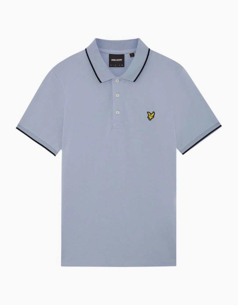 Lyle & Scott Lilac Tipped Polo Shirt
