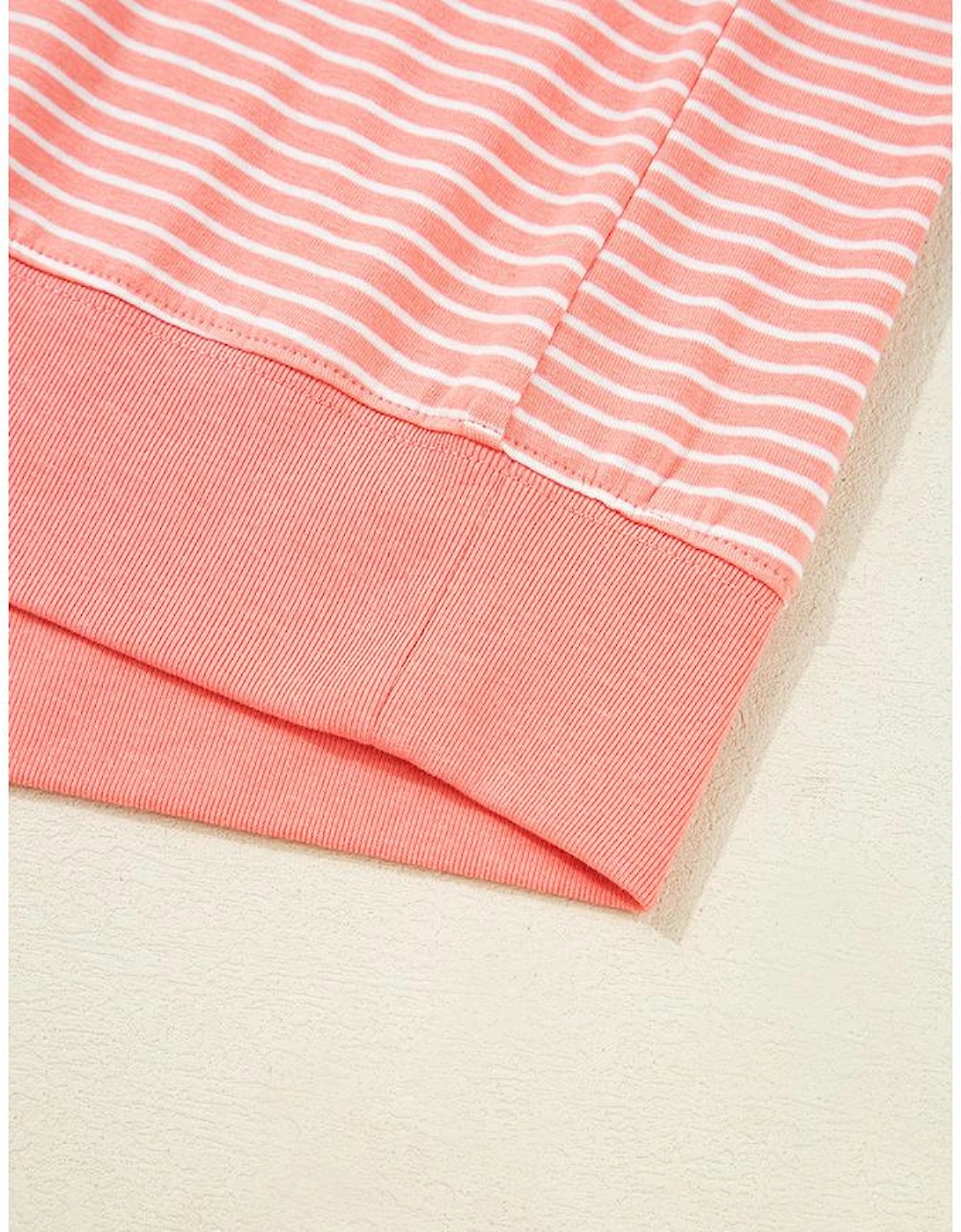 Orange Stripe Loose Polo T Shirt and Shorts Plus Size 2pcs Outfit