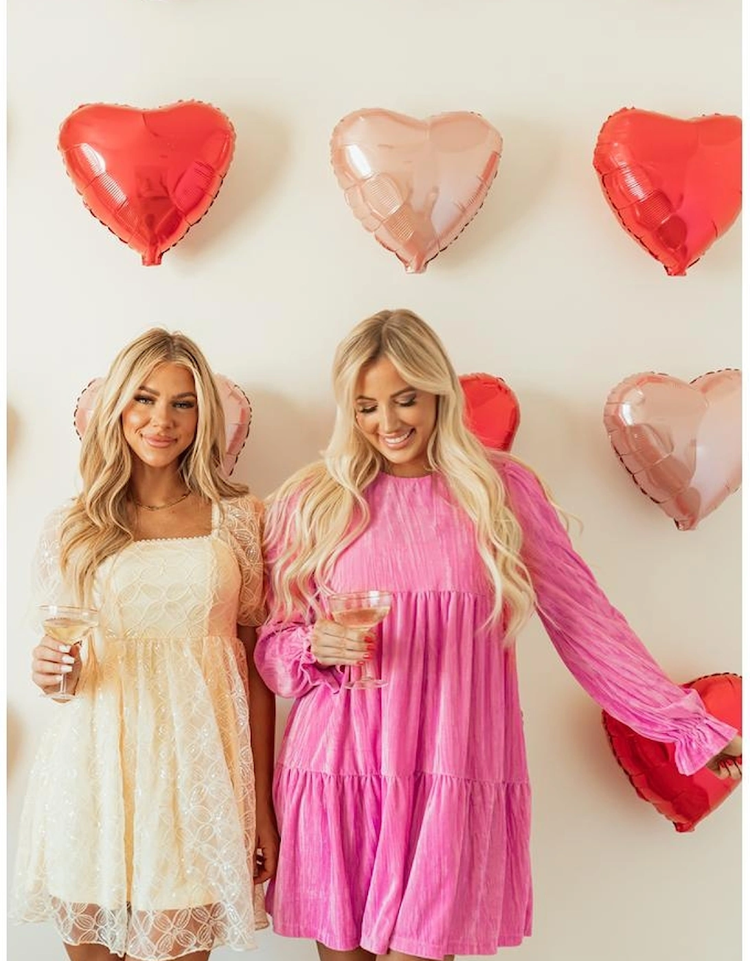 Apricot Sequined Lace Mesh Bubble Sleeve Square Neck Dress