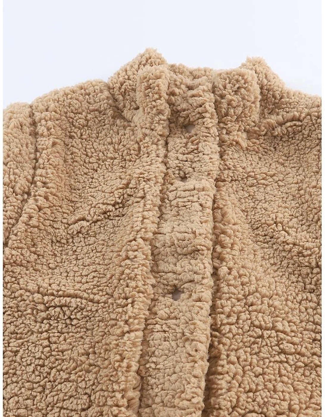 Azura Exchange Women's Cozy Sherpa Vest  Women's Sherpa Vest - Cozy & Warm  Camel Sherpa Vest - Soft and Fuzzy  Azura Exchange Sherpa Vest - Casual Style