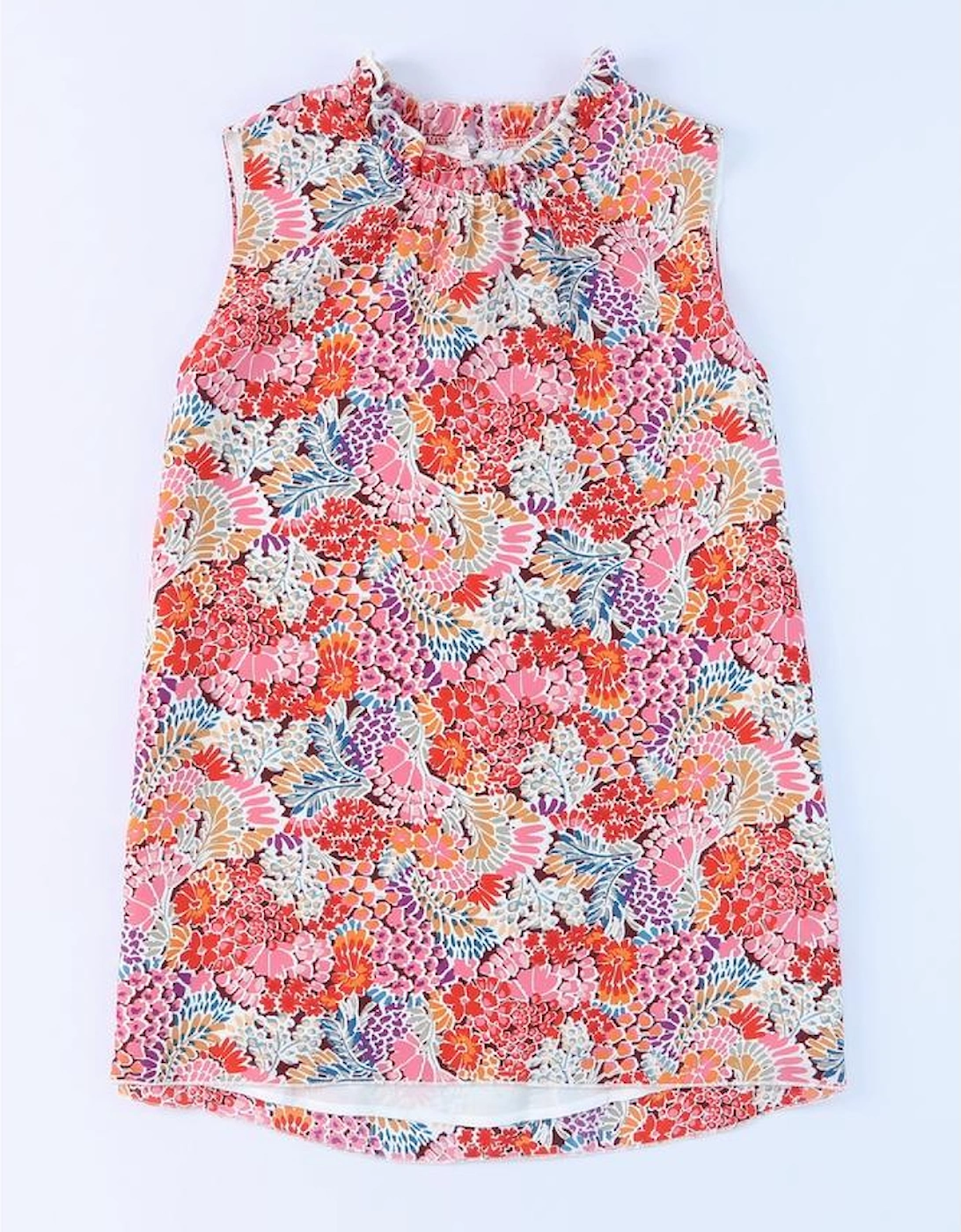 Multicolor Floral Print Relaxed Tank Top