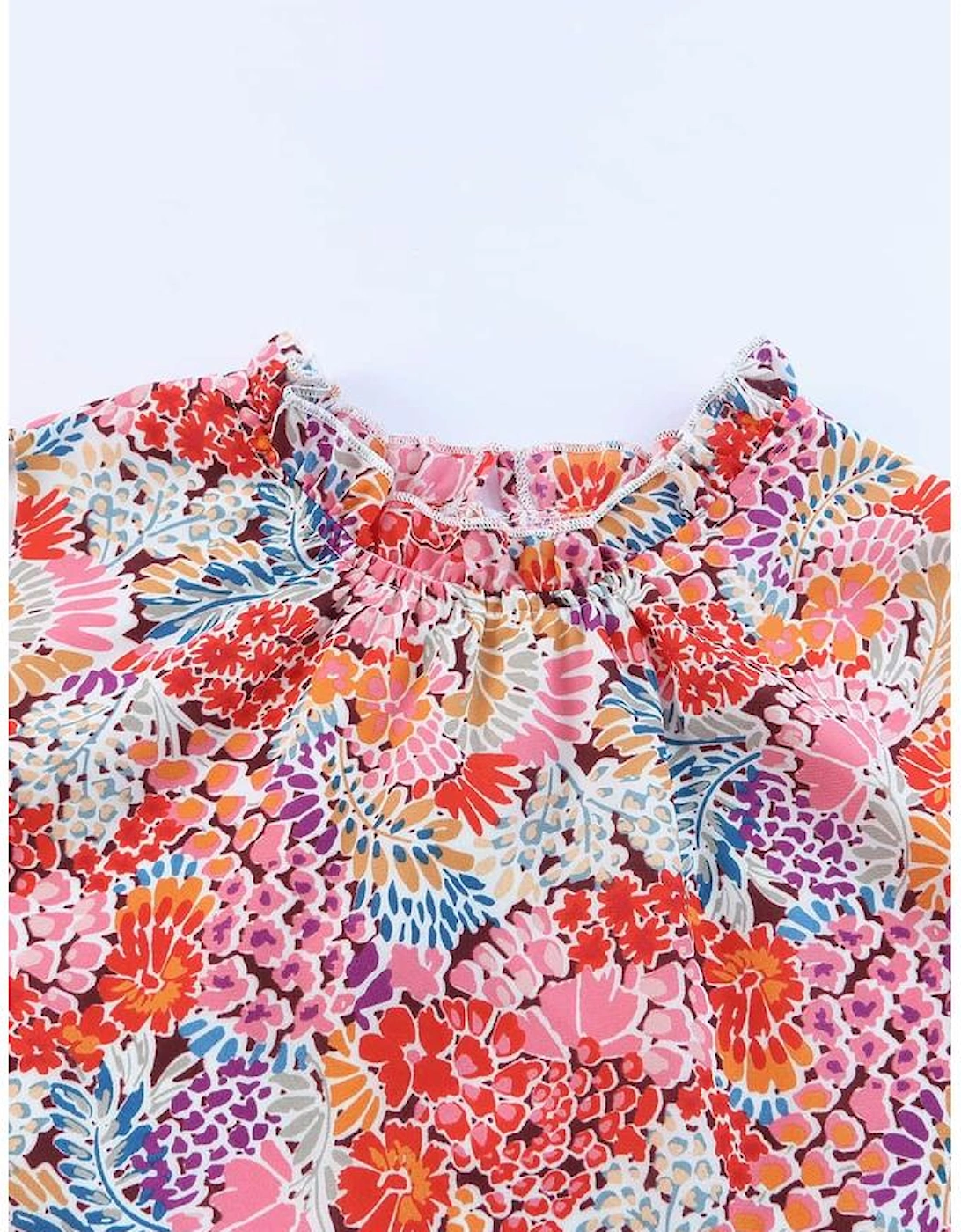 Multicolor Floral Print Relaxed Tank Top