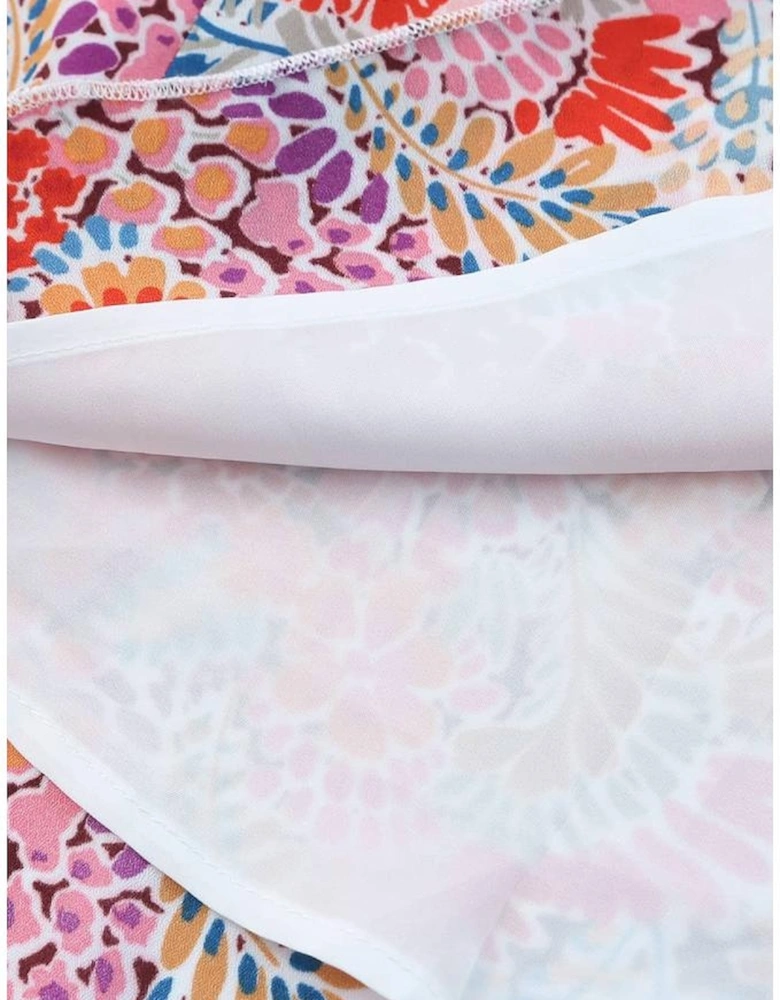 Multicolor Floral Print Relaxed Tank Top