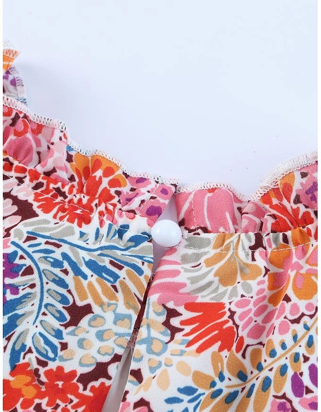 Multicolor Floral Print Relaxed Tank Top