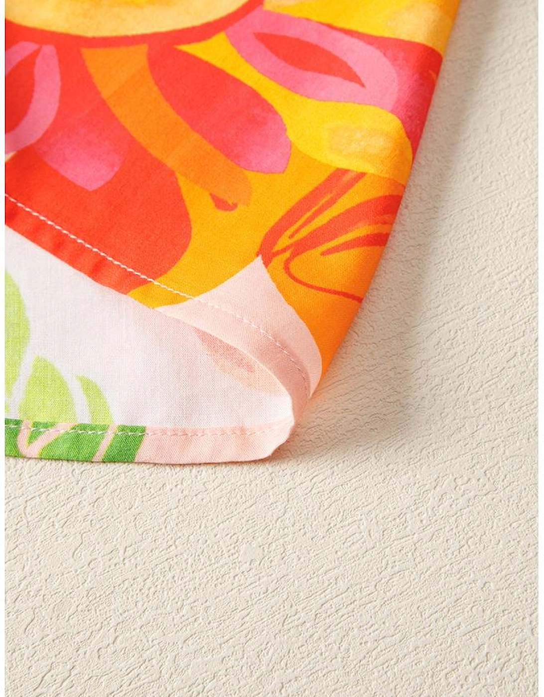 Beige Floral Print Smocked Detail V Neck Puff Sleeve Flowy Maxi Dress