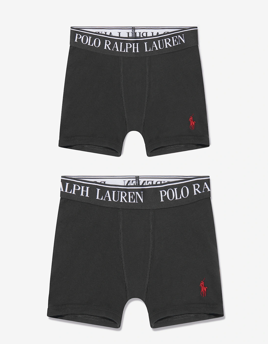 Ralph Lauren Boy's Ralph Lauren Boys 2 Pack Boxer Shorts Set in Black