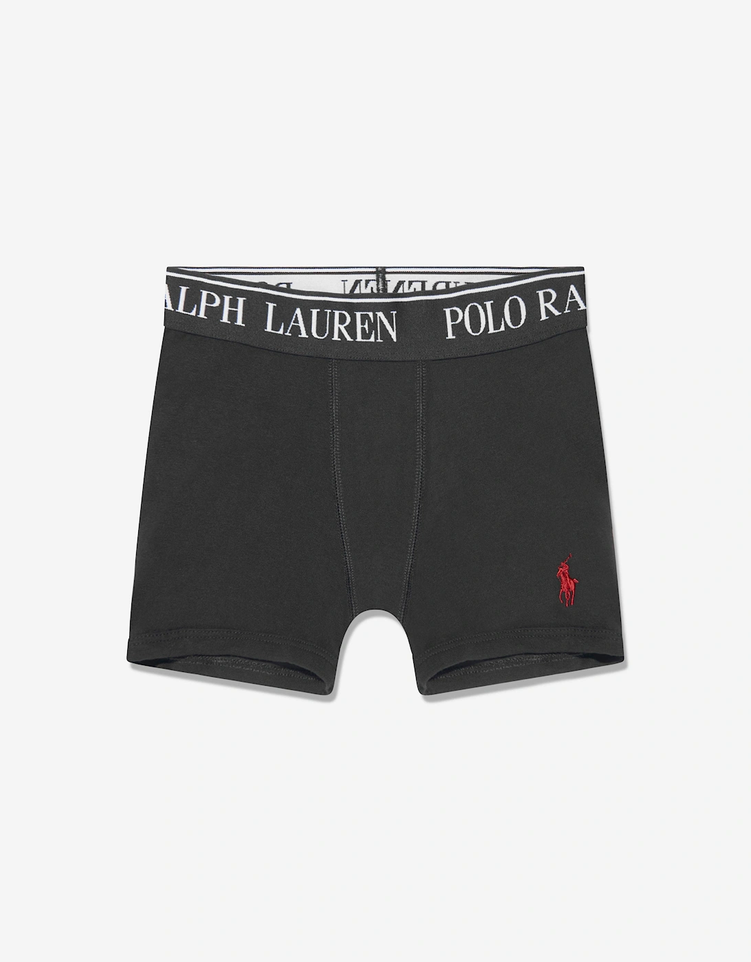 Boys 2 Pack Boxer Shorts Set in Black