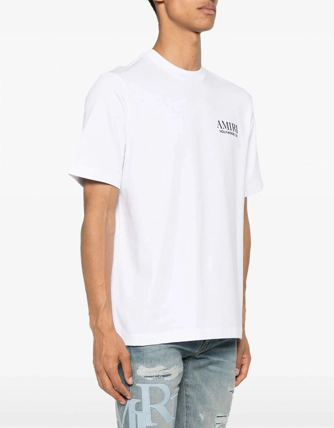 Bones Stacked Tee White