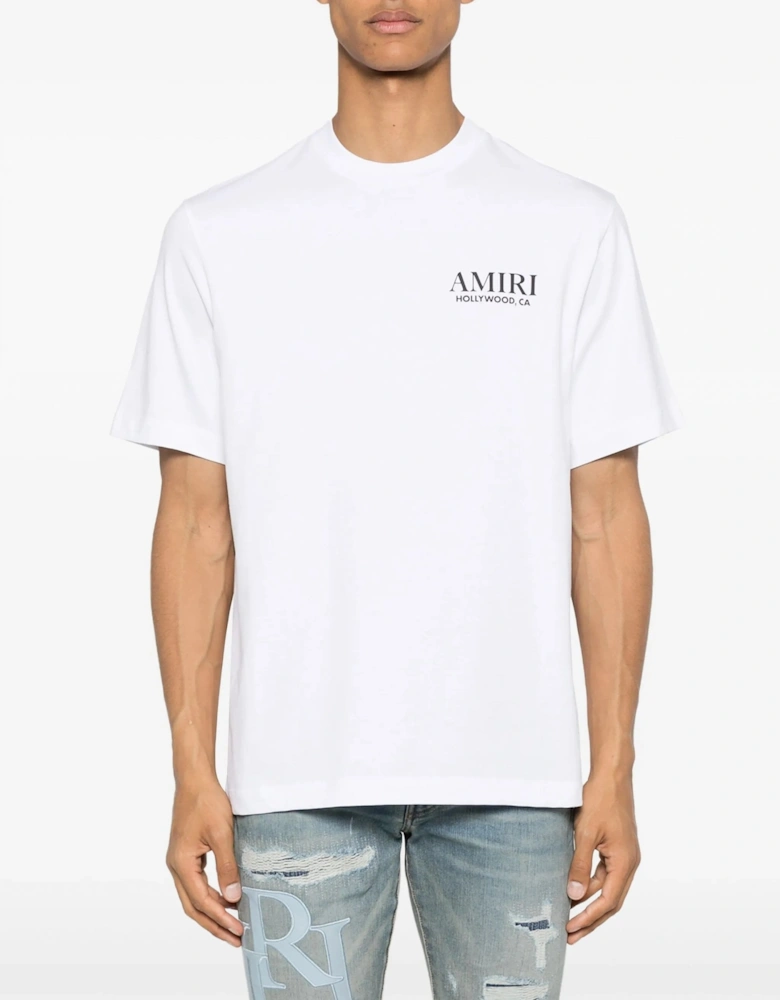 Bones Stacked Tee White