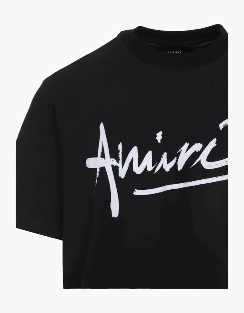 Script T-Shirt Black