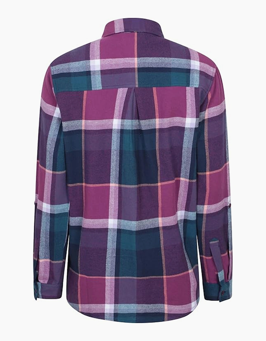 Womens/Ladies Balsam Brushed Flannel Longline Shirt
