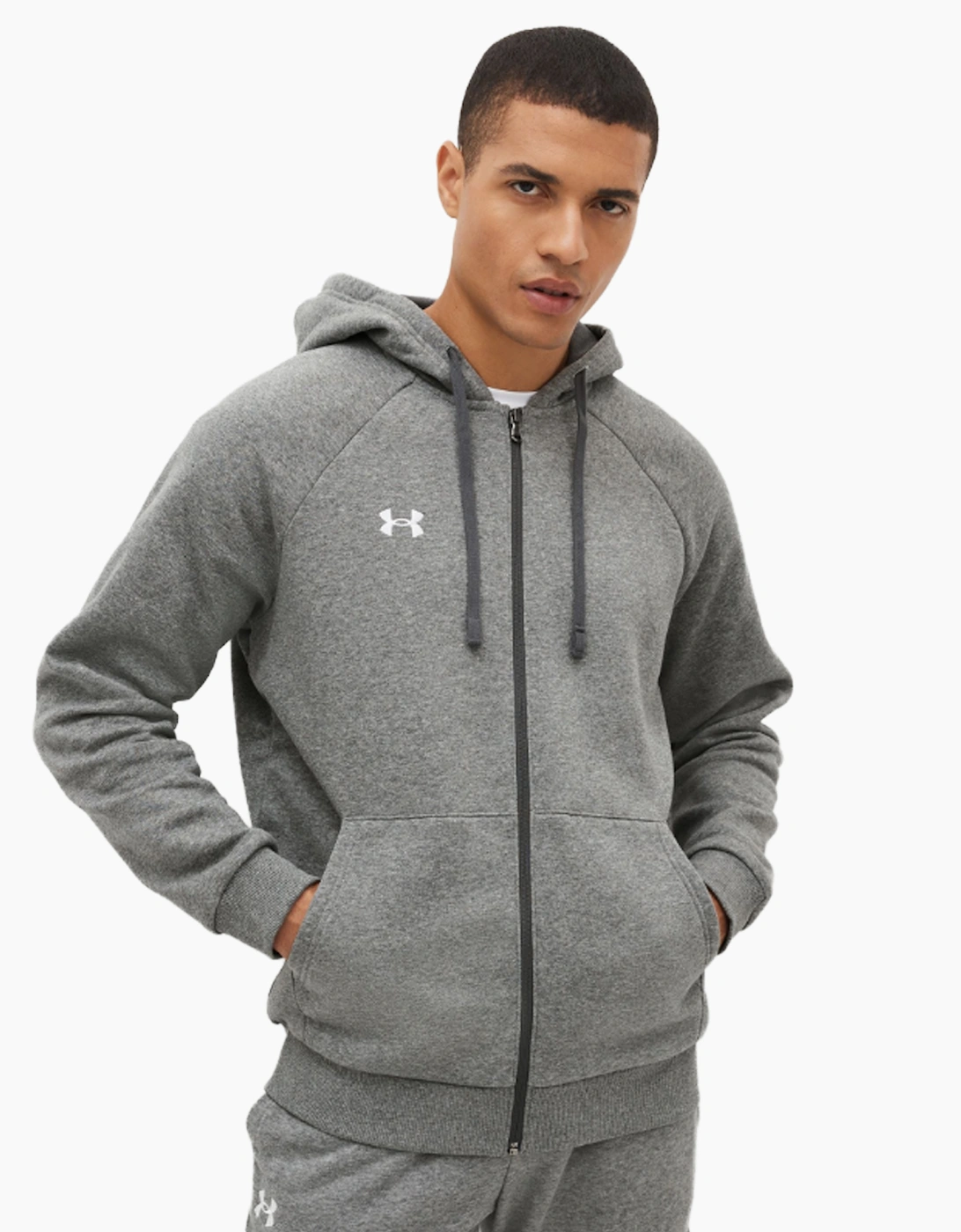 Unisex Adult Rival Fleece Full Zip Hoodie