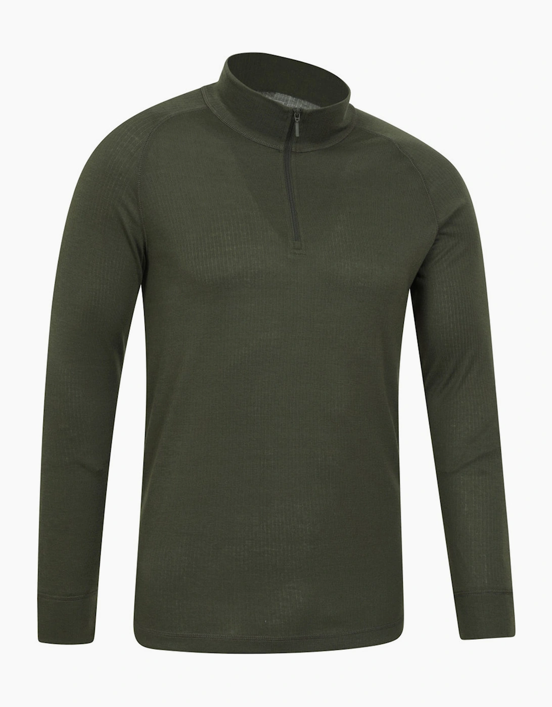 Mens Talus Zip Neck Long-Sleeved Thermal Top