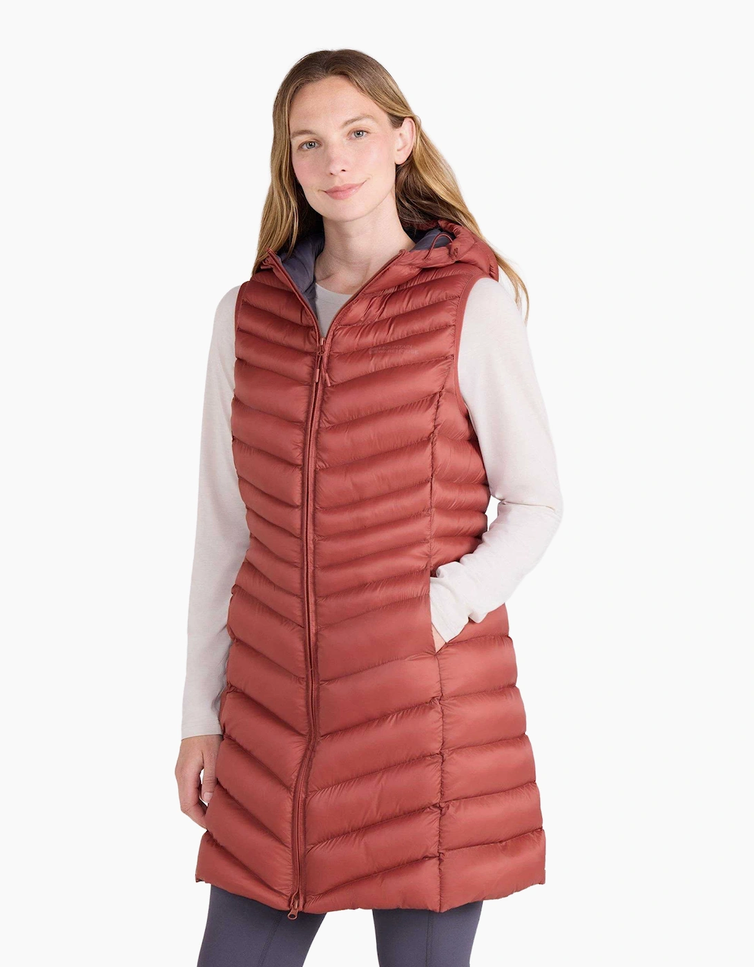 Womens/Ladies Florence Padded Long Gilet