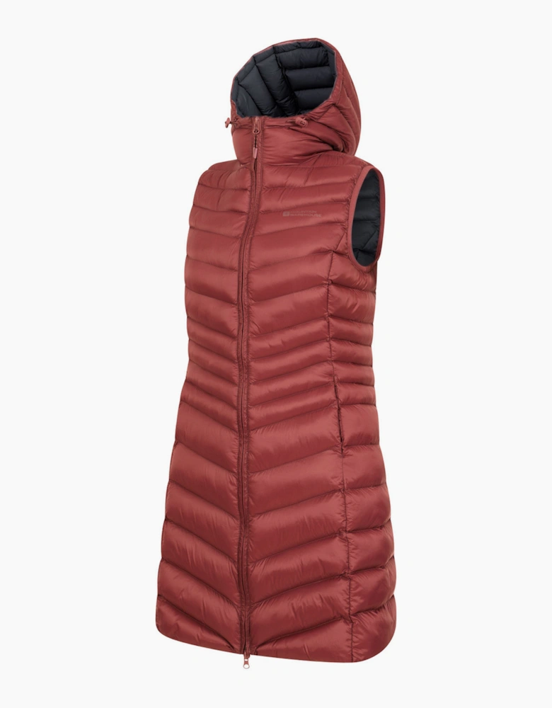 Womens/Ladies Florence Padded Long Gilet